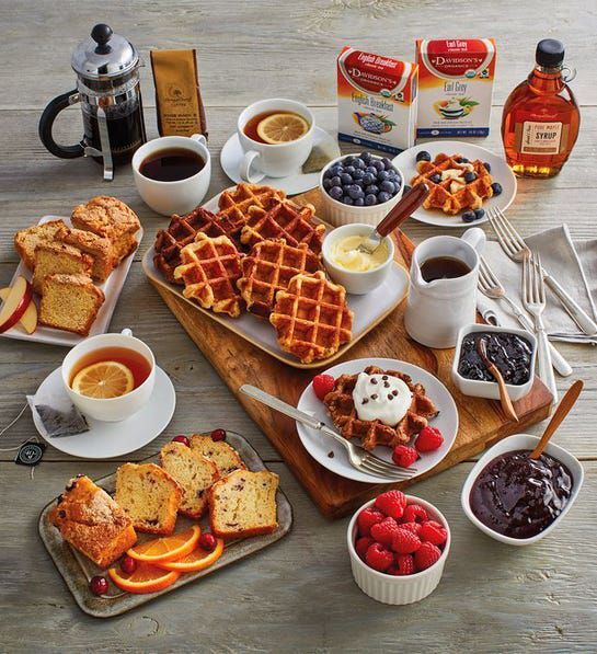 Waffle brunch gift box